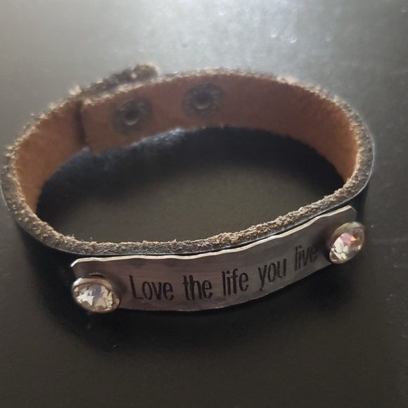 Buckle Jewelry - Love the life you live bracelet